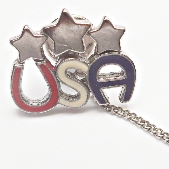 Vintage USA Lapel pin .5" - Picture 1 of 2